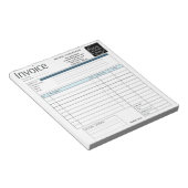 Bloc-note Custom Logo Small Business Invoice Sales Receipt O (Incliné)