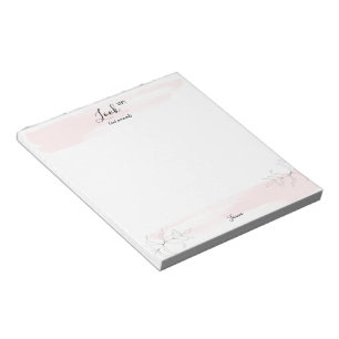 Bloc-note Custom Look pas autour Christian Pink