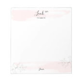 Bloc-note Custom Look pas autour Christian Pink (Devant)