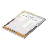 Bloc-note Custom Melbourne Australia Skyline Watercolor Art (Tourné)