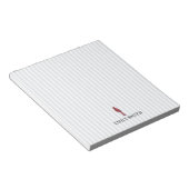 Bloc-note Custom Name Cardinal Bird Painting Stripe (Incliné)