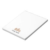 Bloc-note Custom Name Gingerbread Village Illustration (Tourné)