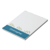 Bloc-note Custom name stars blue kids (Tourné)