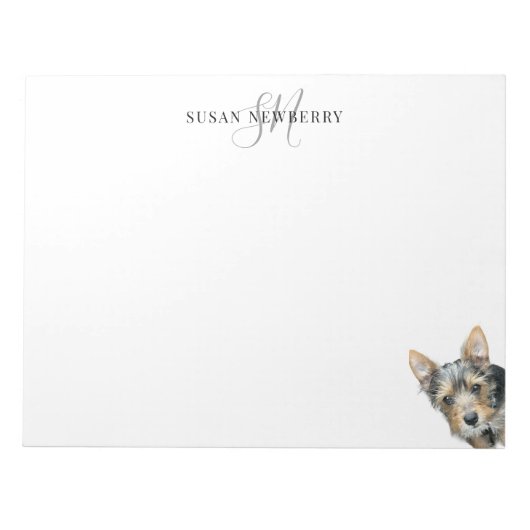 Bloc-note Custom Pet Personalized Large (Devant)