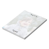 Bloc-note Custom Photo Monogrammed Things To Do List Notepad (Tourné)