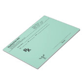 Bloc-note Custom Prescription Notepad – Editable Doctor RX  (Incliné)
