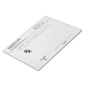 Bloc-note Custom Prescription Notepad – Editable Doctor RX  (Incliné)