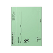 Bloc-note Custom Prescription Notepad – Editable Doctor RX  (Tourné)