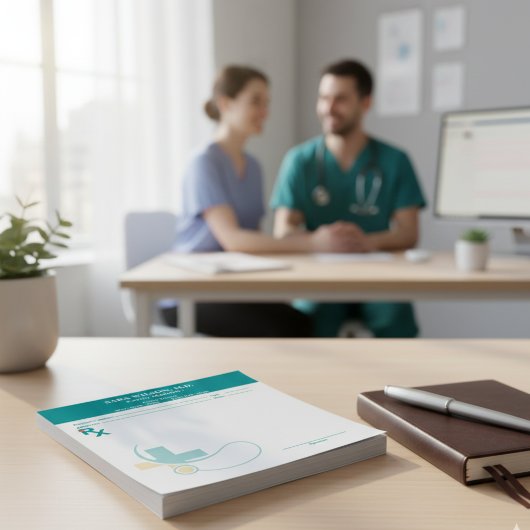 Bloc-note Custom Prescription Pad Template | Editable RX Not