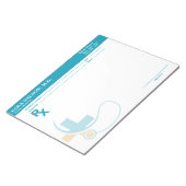 Bloc-note Custom Prescription Pad Template | Editable RX Not (Incliné)