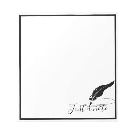 Bloc-note Custom quill (Devant)