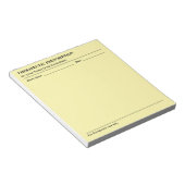 Bloc-note Custom Therapeutic Prescription Note Pad for Docto (Incliné)