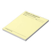 Bloc-note Custom Therapeutic Prescription Note Pad for Docto (Tourné)