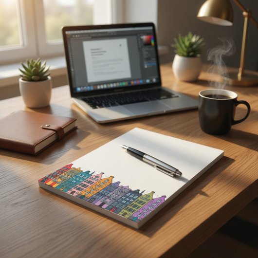 Bloc-note Custom Urban-Themed Writing Pad