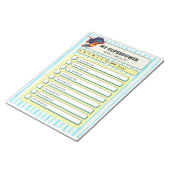 Bloc-note Customisable ADHD KIds Daily Checklist Notepad (Incliné)