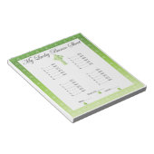 Bloc-note Customisez votre fiche/carte Bunco (Incliné)