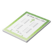 Bloc-note Customisez votre fiche/carte Bunco (Tourné)