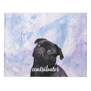 Bloc-note Customisez votre propre chien contributeur de Carl