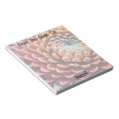 Bloc-note Customizable Close-Up Flower From The Desk Of You (Incliné)