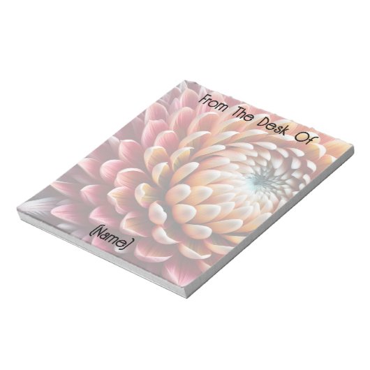 Bloc-note Customizable Close-Up Flower From The Desk Of You (Tourné)