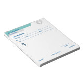 Bloc-note Customizable RX Pad for Doctors - Prescription Pad (Incliné)