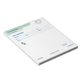 Bloc-note Customizable RX Pad for Doctors - Prescription Pad (Incliné)