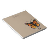 BLOC-NOTE CUT MONARCH BUTTERFLY LADPAD NOTEPAD (Incliné)