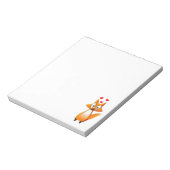 Bloc-note Cute animal caricature Fox (Tourné)