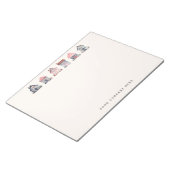 Bloc-note Cute Aquarelle Maisons Immobilier (Incliné)