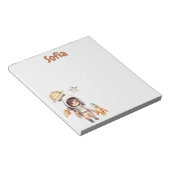 Bloc-note Cute astronaute Space Adventure personnalisée (Incliné)