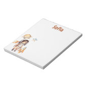 Bloc-note Cute astronaute Space Adventure personnalisée (Tourné)