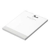 Bloc-note Cute Australian Bird : Willie Wagtail Personnalisé (Tourné)