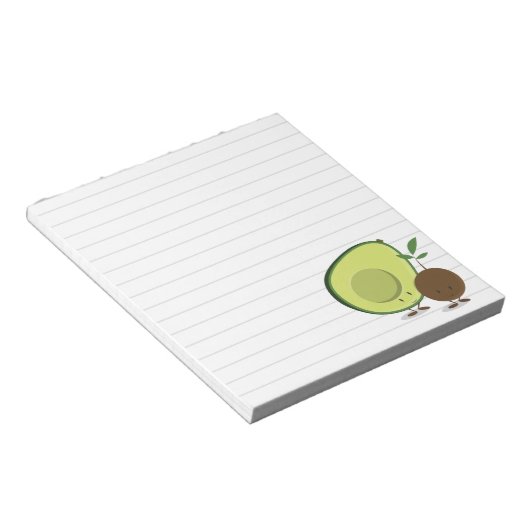 Bloc-note Cute Avocado Linked Food (Incliné)