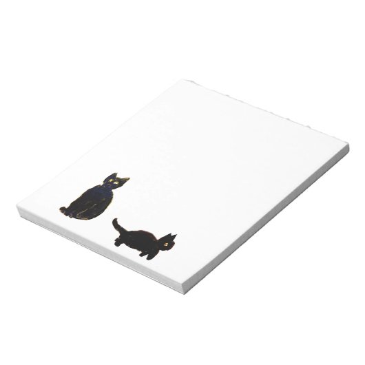 Bloc-note Cute Black Cats Art (Tourné)
