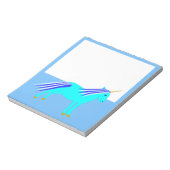 Bloc-note Cute Blue Baby Boy Unicorn (Tourné)