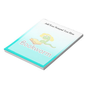 Bloc-note Cute Bookworm avec lunettes