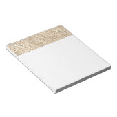 Bloc-note Cute brown Cheetah Leopard Skin Print Pattern (Incliné)