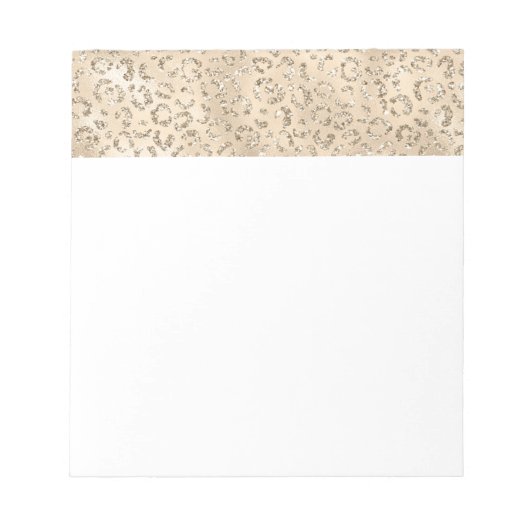 Bloc-note Cute brown Cheetah Leopard Skin Print Pattern (Devant)