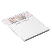 Bloc-note Cute Bunnies Personnalisé (Incliné)