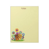 Bloc-note Cute Cartoon Bears' Garden Notepad (Tourné)