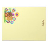 Bloc-note Cute Cartoon Bears' Garden Notepad (Devant)