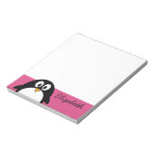 Bloc-note cute cartoon penguin witk background (Tourné)