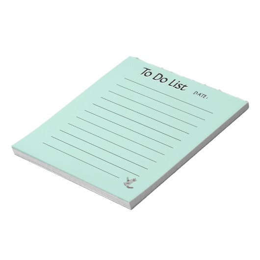 Bloc-note Cute Cat To-Do List Notepad (Tourné)