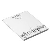 Bloc-note Cute Cats Personalized Notepad (Incliné)