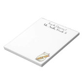 Bloc-note Cute Chat & Crayon, Appréciation de l'enseignant,  (Tourné)