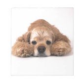 Bloc-note Cute Cocker Spaniel (Devant)