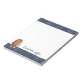 Bloc-note Cute Coffee Bean Faux Blue Jean Denim (Tourné)