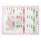 Bloc-note Cute Daily Mouth Waters Watermelon Meal Planner (Devant)