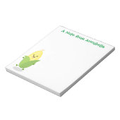 Bloc-note Cute dancing kawaii corn cob cartoon illustration (Tourné)