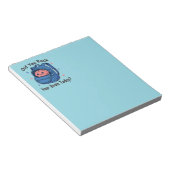 Bloc-note Cute “Did You Pack Your Brain Today?” Brain Pun (Incliné)